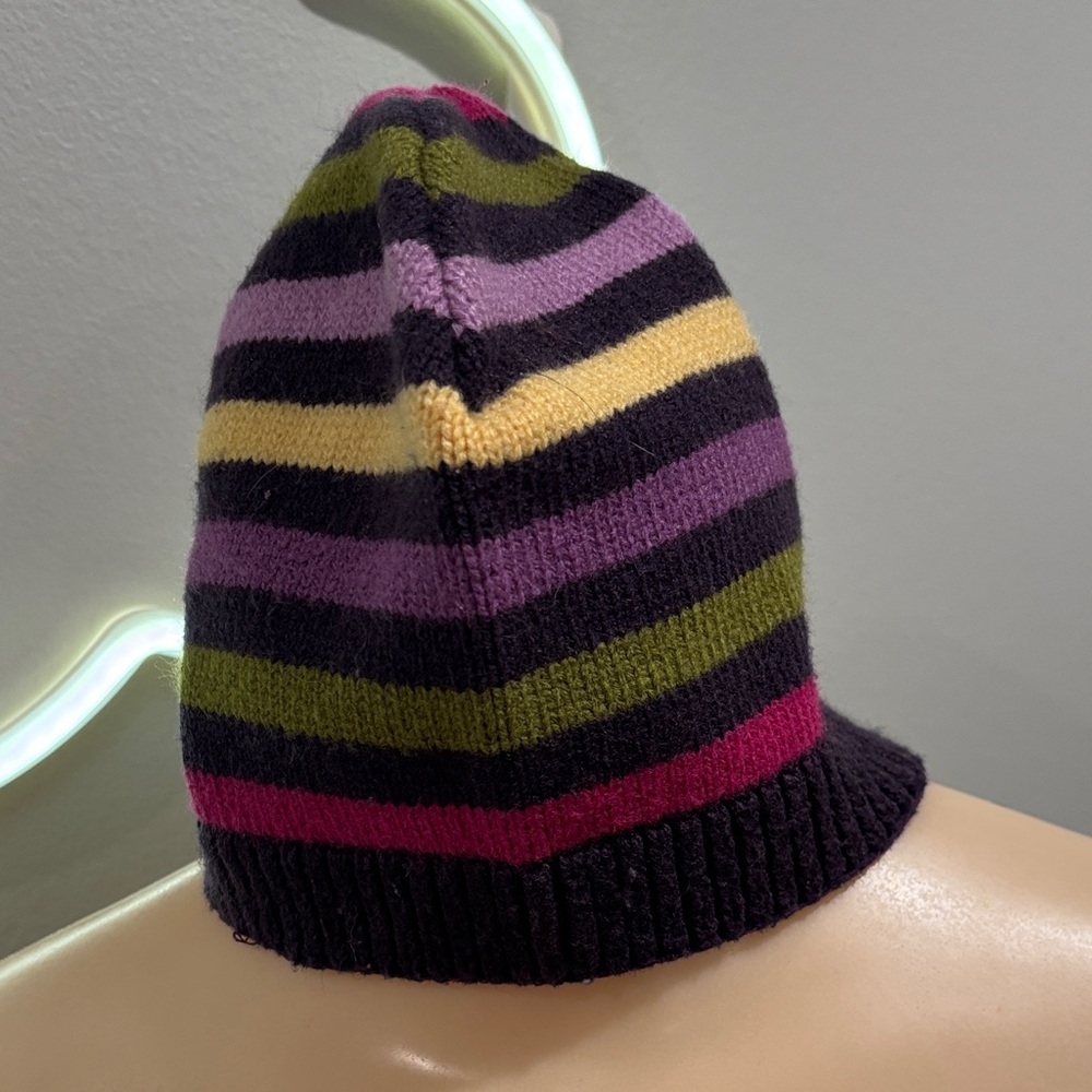 Striped Knit Beanie